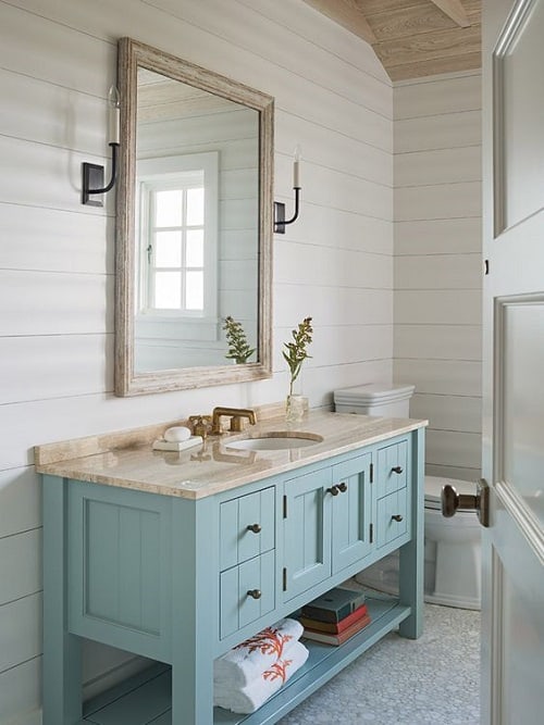 15 Gorgeous Colored Bathroom Vanity Ideas For Your Bathroom