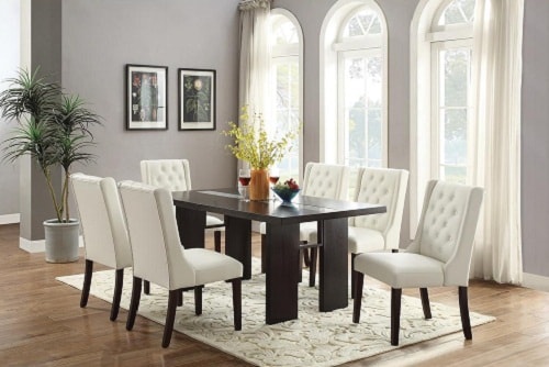 sears glass dining room table