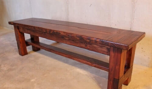 wooden bench for kitchen table 13