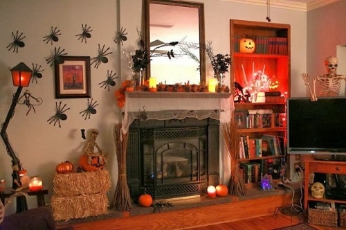 halloween decor for living room