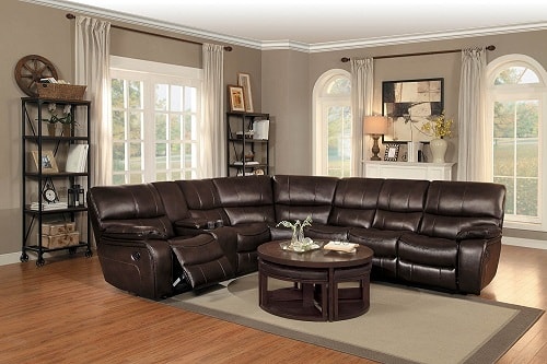 best leather living room sets