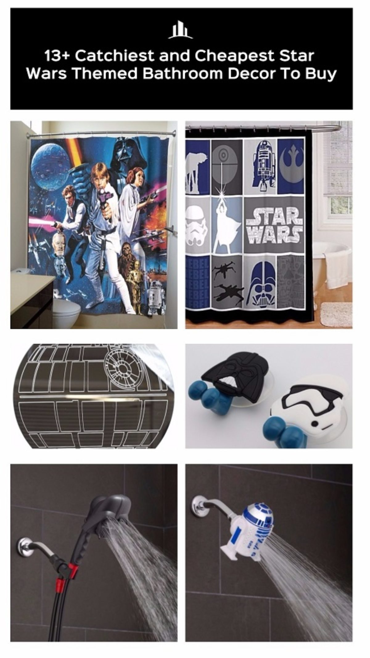 15 Catchiest And Cheapest Star Wars Themed Bathroom Decor To Buy