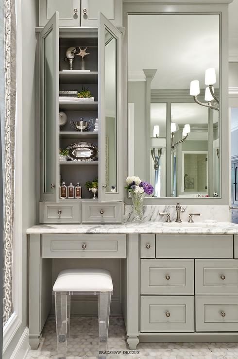 25+ Most Inspiring Bathroom Vanity With Seating Area Ideas ...