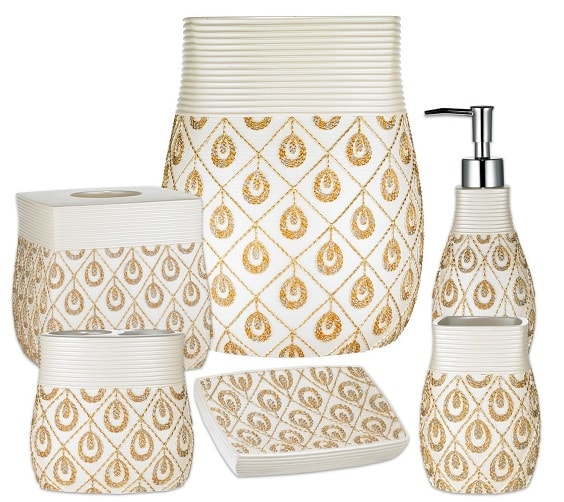 20+ Best Amazon's White And Gold Bathroom Accessories To Buy