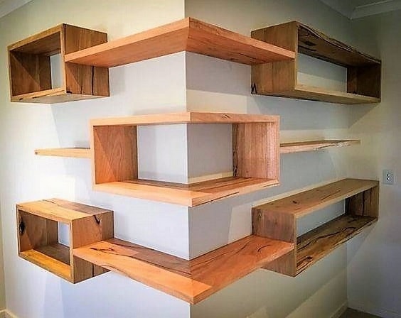 diy living room shelves