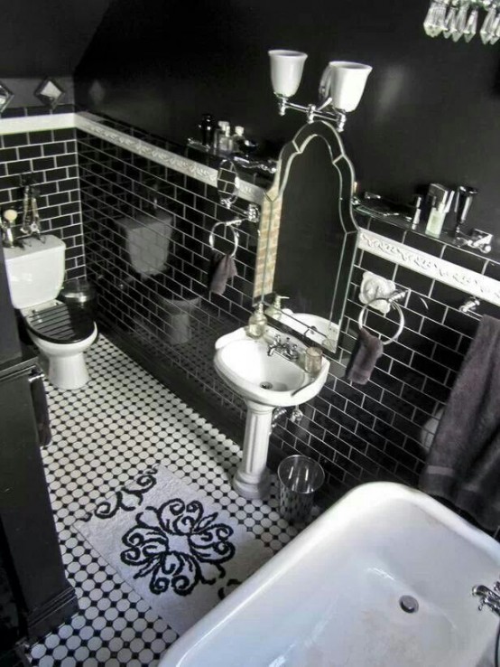 25 Stunningly Exquisite Gothic Bathroom Decor Ideas To Copy