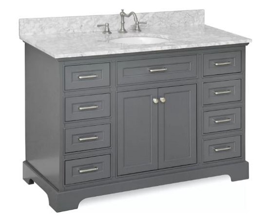 Cheap 48 Inch Bathroom Vanity With Tops