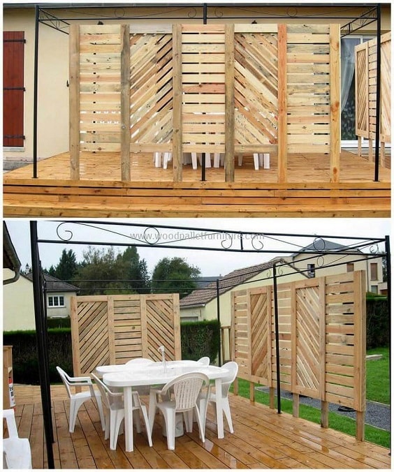 20 Affordable and Admirable DIY Pallet Patio Terrace Ideas to Try This ...