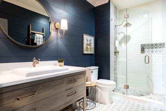 Navy Bathroom Ideas: 25+ Most Stylish Inspirations for You
