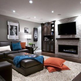 25+ Windowless Living Room Ideas with a Modern Decor