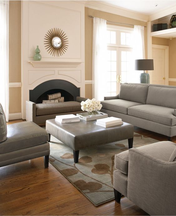 Khaki Couch Living Room Ideas : 25 Gorgeous Living Room Color Schemes ...