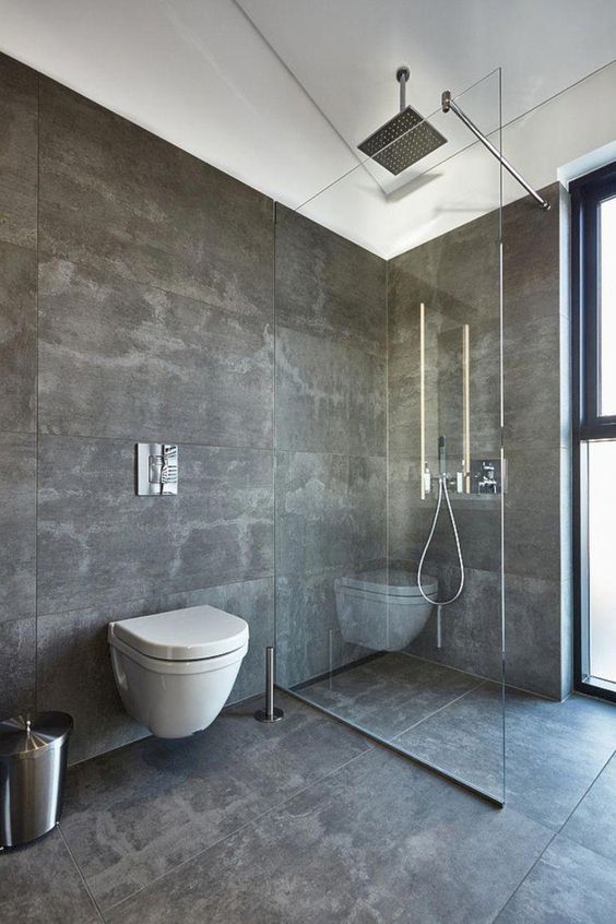 grey bathroom ideas 24